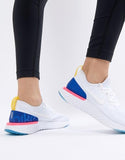 Epic React Flyknit white running shoe