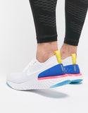 Epic React Flyknit white running shoe