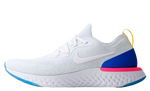 Epic React Flyknit white running shoe